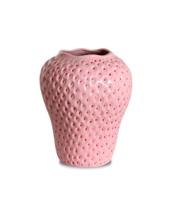 Strawberry Ceramic Flower Vase (Large)